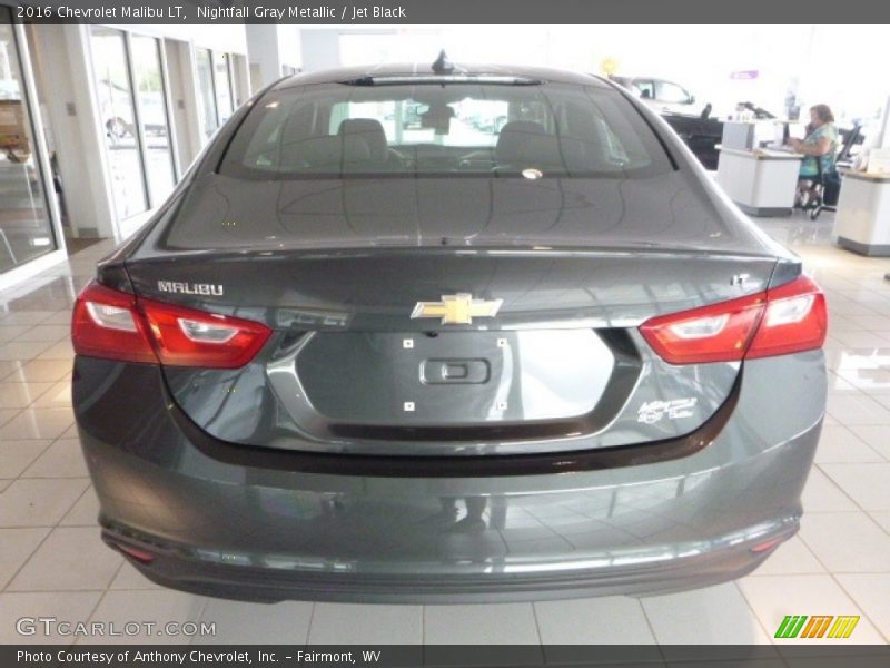 Nightfall Gray Metallic / Jet Black 2016 Chevrolet Malibu LT