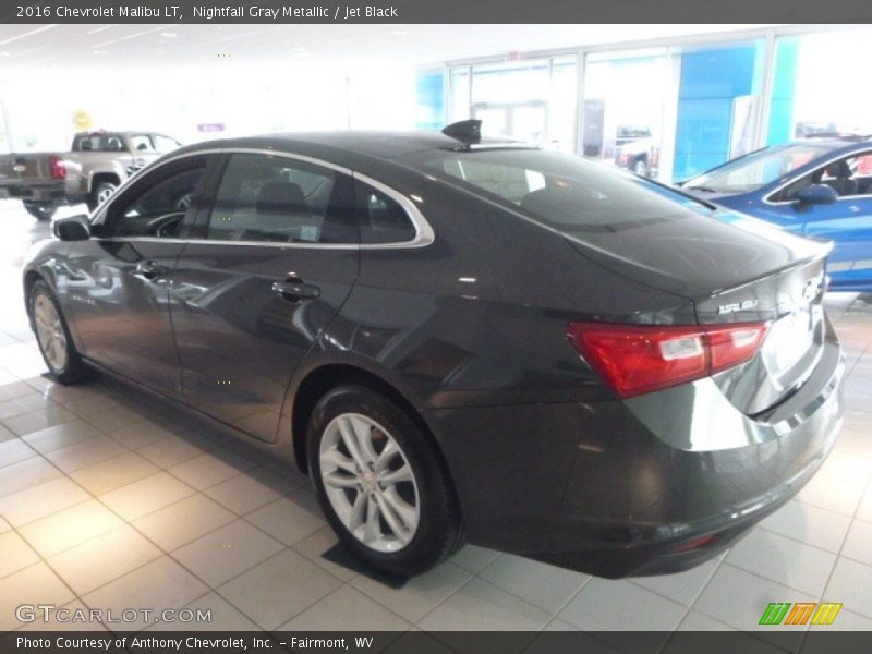 Nightfall Gray Metallic / Jet Black 2016 Chevrolet Malibu LT