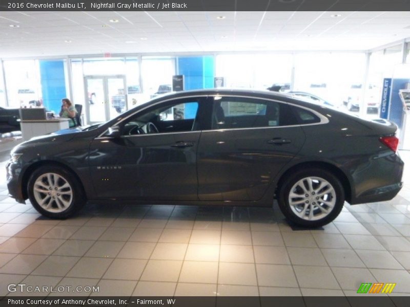 Nightfall Gray Metallic / Jet Black 2016 Chevrolet Malibu LT