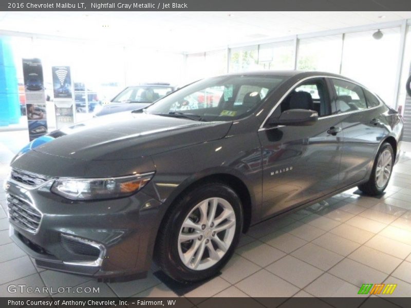 Nightfall Gray Metallic / Jet Black 2016 Chevrolet Malibu LT
