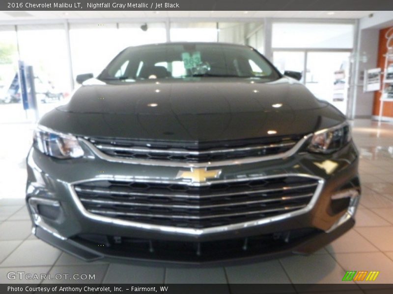 Nightfall Gray Metallic / Jet Black 2016 Chevrolet Malibu LT