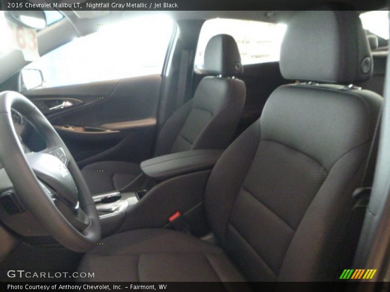 Nightfall Gray Metallic / Jet Black 2016 Chevrolet Malibu LT