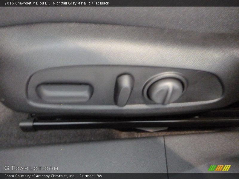 Nightfall Gray Metallic / Jet Black 2016 Chevrolet Malibu LT