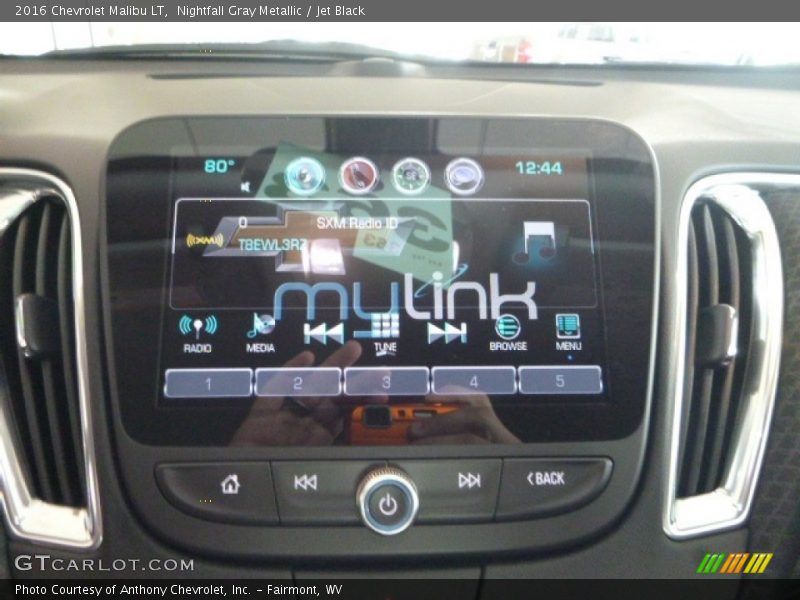 Nightfall Gray Metallic / Jet Black 2016 Chevrolet Malibu LT