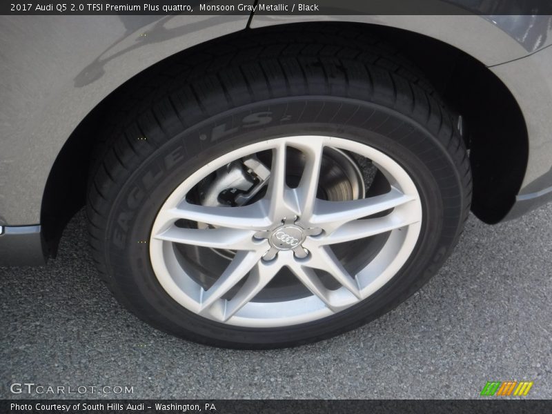 Monsoon Gray Metallic / Black 2017 Audi Q5 2.0 TFSI Premium Plus quattro