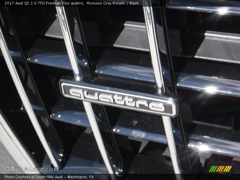 Monsoon Gray Metallic / Black 2017 Audi Q5 2.0 TFSI Premium Plus quattro