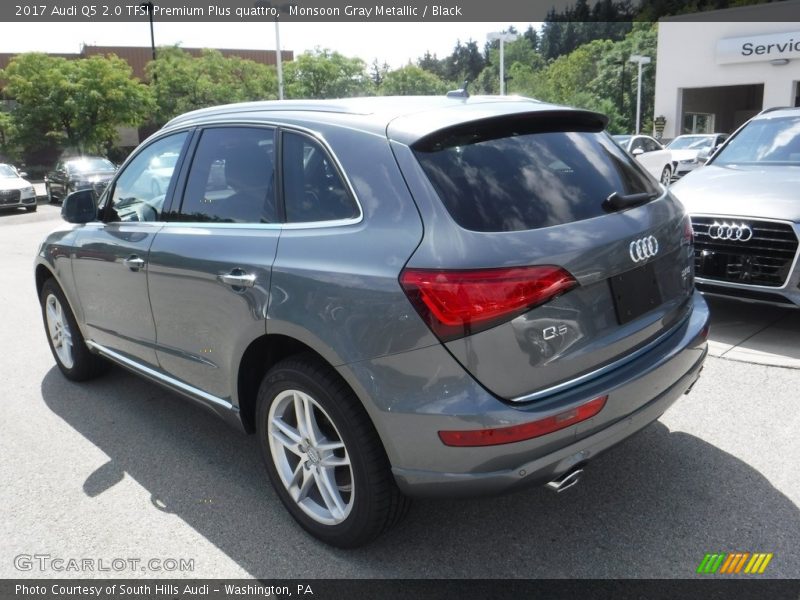 Monsoon Gray Metallic / Black 2017 Audi Q5 2.0 TFSI Premium Plus quattro