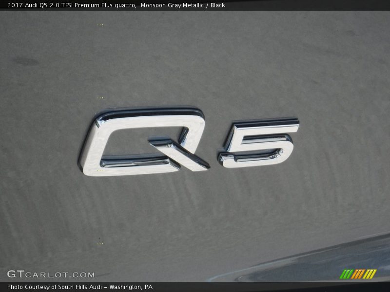 Monsoon Gray Metallic / Black 2017 Audi Q5 2.0 TFSI Premium Plus quattro