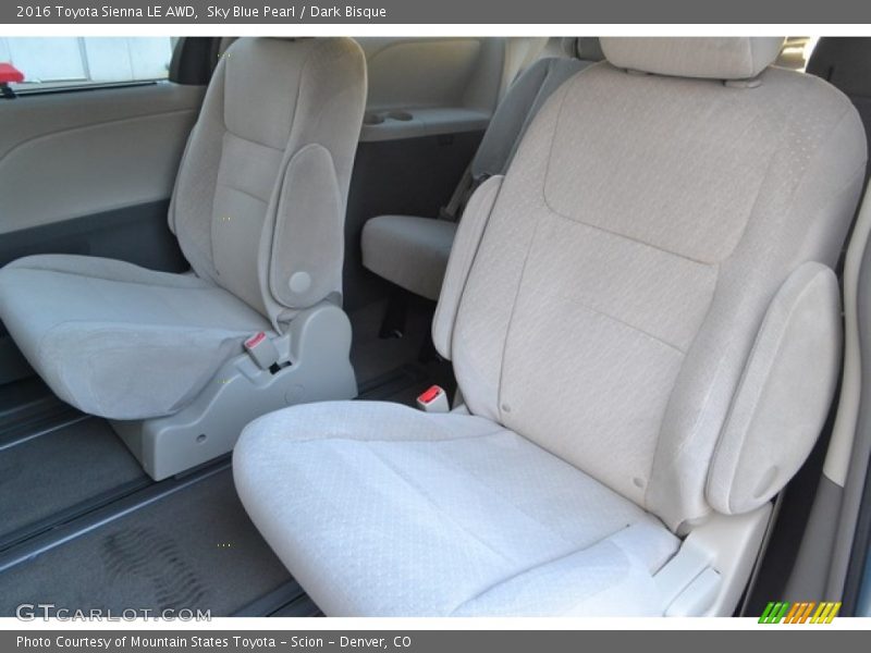 Sky Blue Pearl / Dark Bisque 2016 Toyota Sienna LE AWD