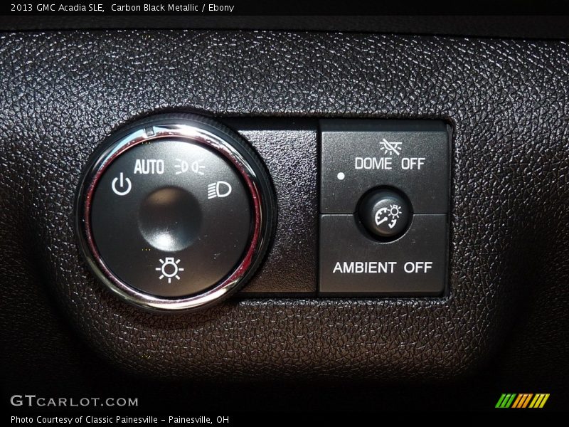 Carbon Black Metallic / Ebony 2013 GMC Acadia SLE