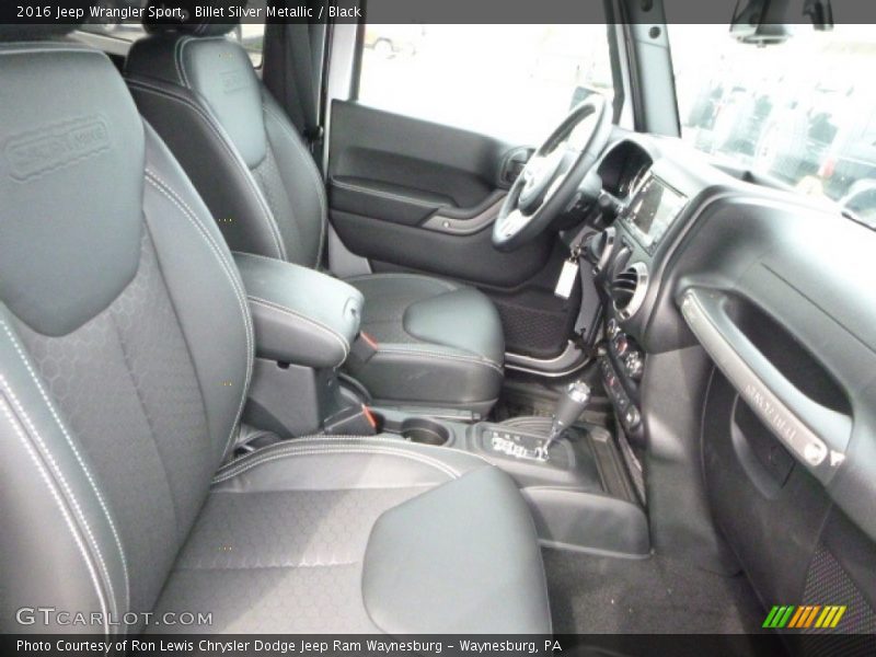 Billet Silver Metallic / Black 2016 Jeep Wrangler Sport