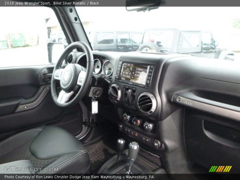 Billet Silver Metallic / Black 2016 Jeep Wrangler Sport