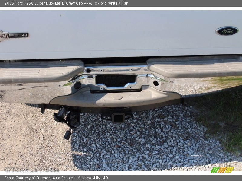 Oxford White / Tan 2005 Ford F250 Super Duty Lariat Crew Cab 4x4