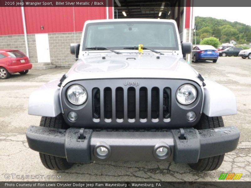 Billet Silver Metallic / Black 2016 Jeep Wrangler Sport