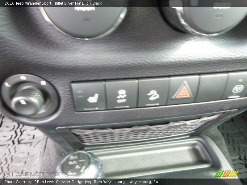 Billet Silver Metallic / Black 2016 Jeep Wrangler Sport