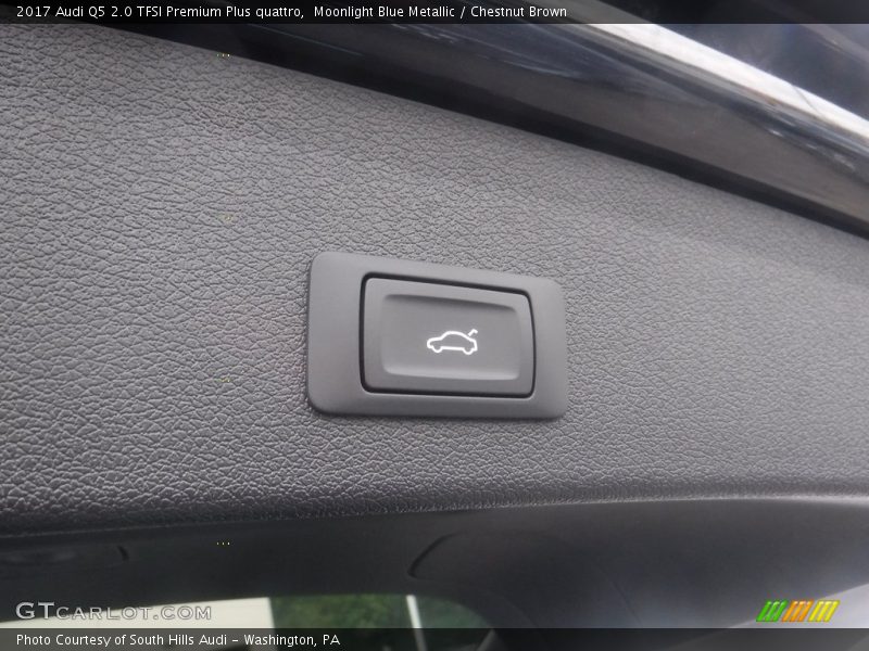 Moonlight Blue Metallic / Chestnut Brown 2017 Audi Q5 2.0 TFSI Premium Plus quattro
