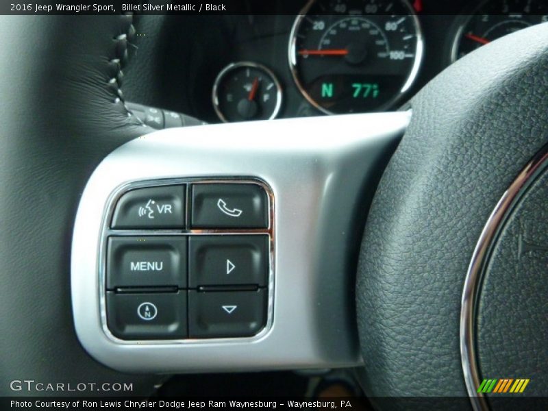 Billet Silver Metallic / Black 2016 Jeep Wrangler Sport
