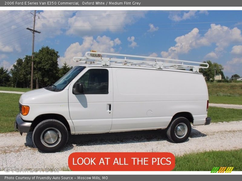 Oxford White / Medium Flint Grey 2006 Ford E Series Van E350 Commercial