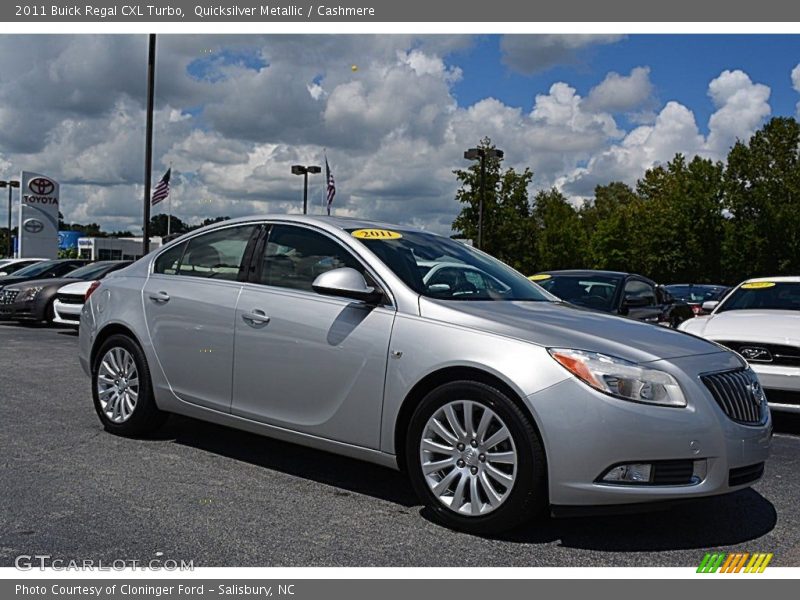 Quicksilver Metallic / Cashmere 2011 Buick Regal CXL Turbo