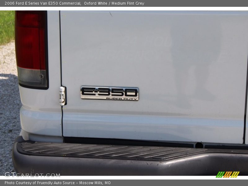 Oxford White / Medium Flint Grey 2006 Ford E Series Van E350 Commercial