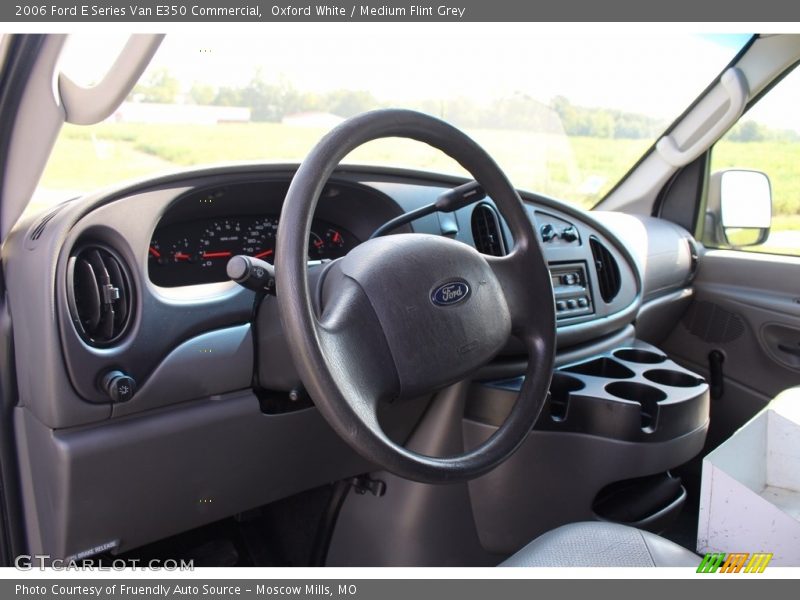 Oxford White / Medium Flint Grey 2006 Ford E Series Van E350 Commercial
