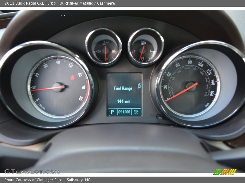 Quicksilver Metallic / Cashmere 2011 Buick Regal CXL Turbo