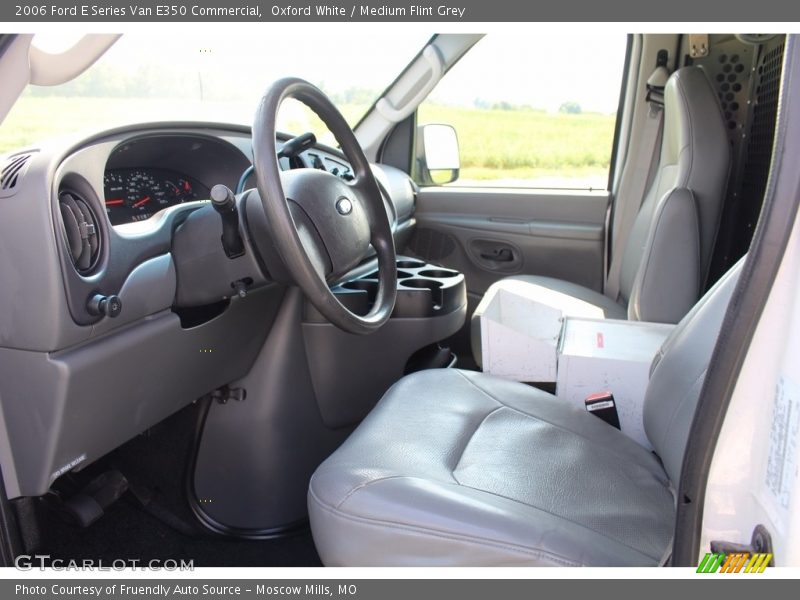 Oxford White / Medium Flint Grey 2006 Ford E Series Van E350 Commercial