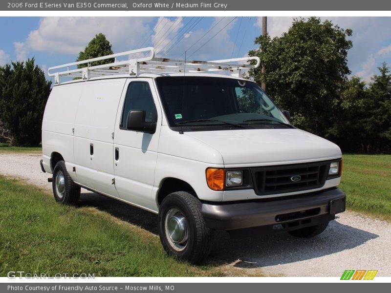 Oxford White / Medium Flint Grey 2006 Ford E Series Van E350 Commercial