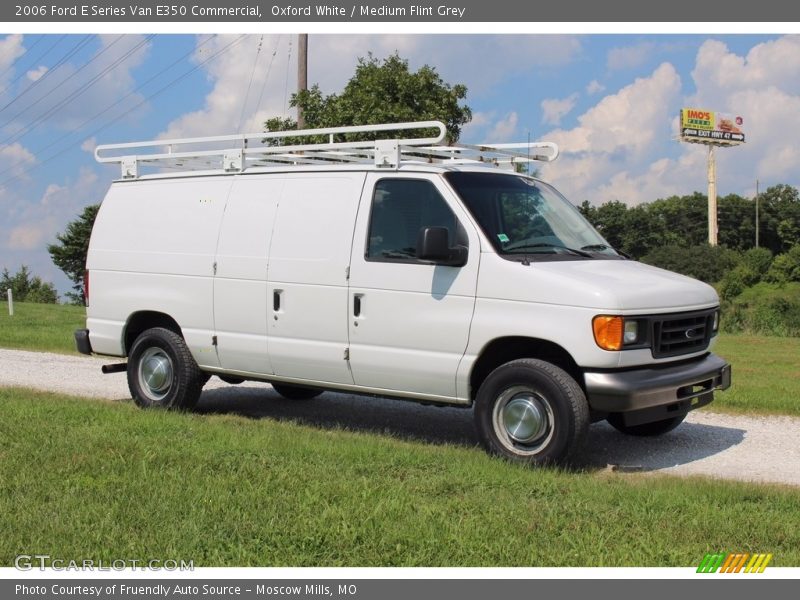 Oxford White / Medium Flint Grey 2006 Ford E Series Van E350 Commercial