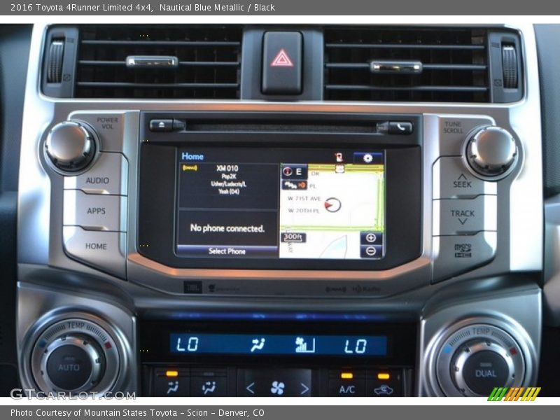 Nautical Blue Metallic / Black 2016 Toyota 4Runner Limited 4x4