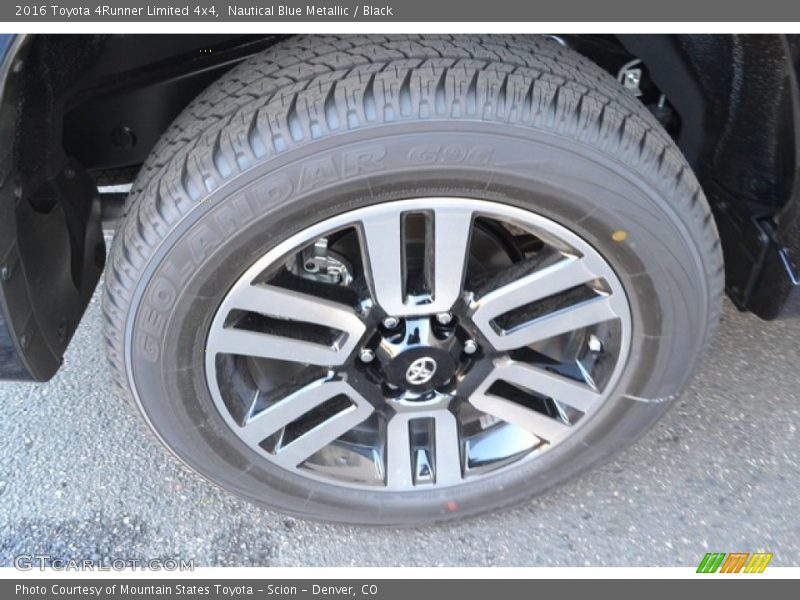 Nautical Blue Metallic / Black 2016 Toyota 4Runner Limited 4x4