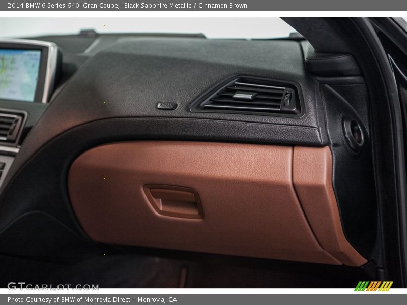 Black Sapphire Metallic / Cinnamon Brown 2014 BMW 6 Series 640i Gran Coupe