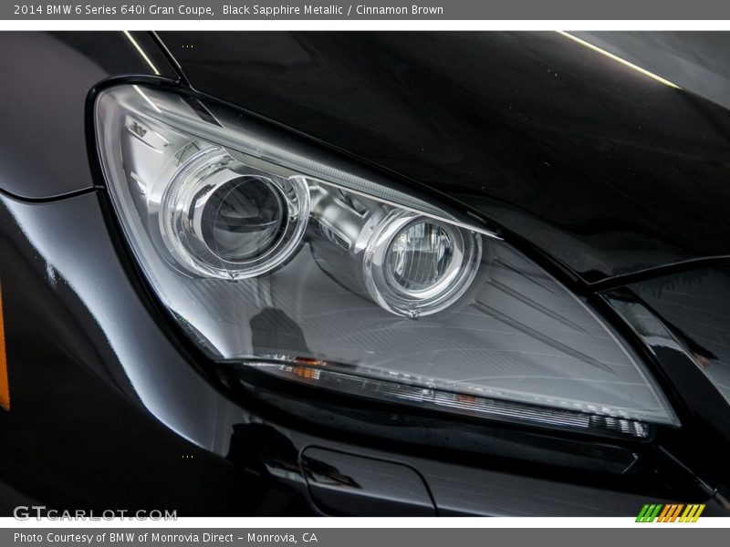 Black Sapphire Metallic / Cinnamon Brown 2014 BMW 6 Series 640i Gran Coupe