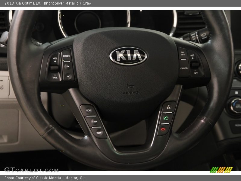 Bright Silver Metallic / Gray 2013 Kia Optima EX