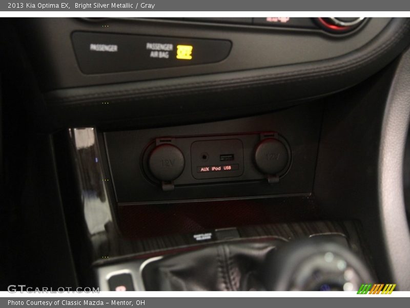 Bright Silver Metallic / Gray 2013 Kia Optima EX