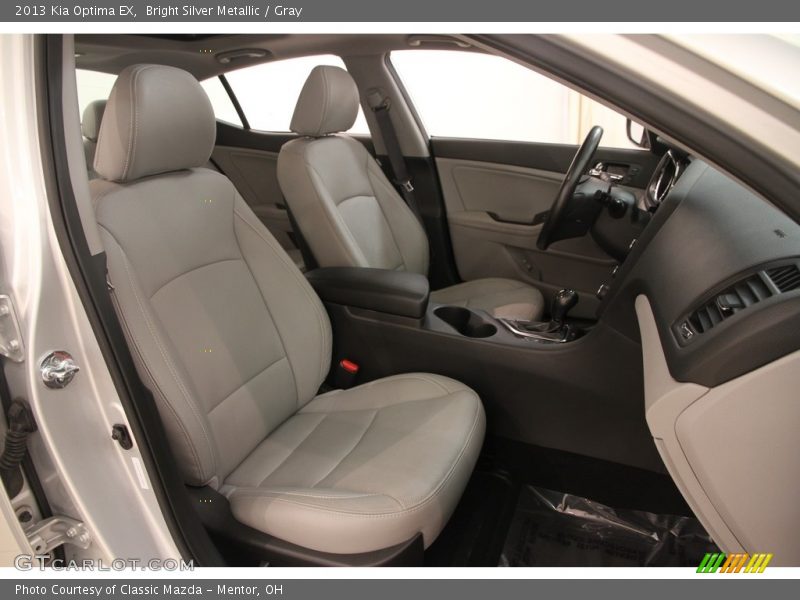 Bright Silver Metallic / Gray 2013 Kia Optima EX