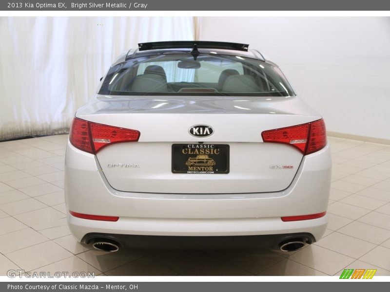 Bright Silver Metallic / Gray 2013 Kia Optima EX