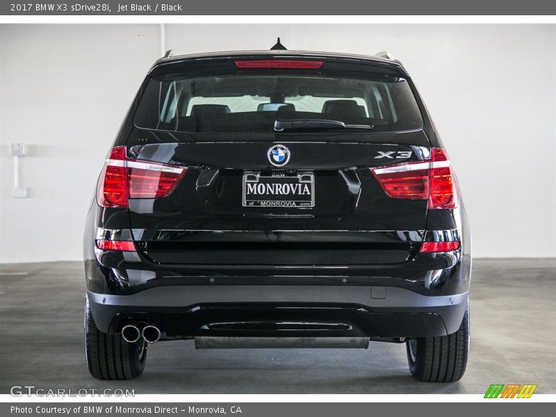 Jet Black / Black 2017 BMW X3 sDrive28i