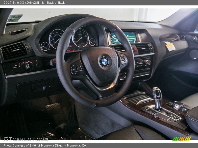 Jet Black / Black 2017 BMW X3 sDrive28i