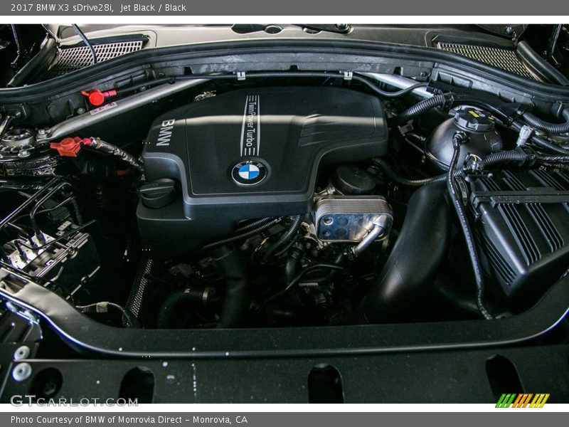Jet Black / Black 2017 BMW X3 sDrive28i