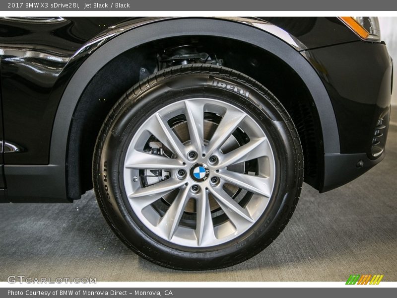 Jet Black / Black 2017 BMW X3 sDrive28i