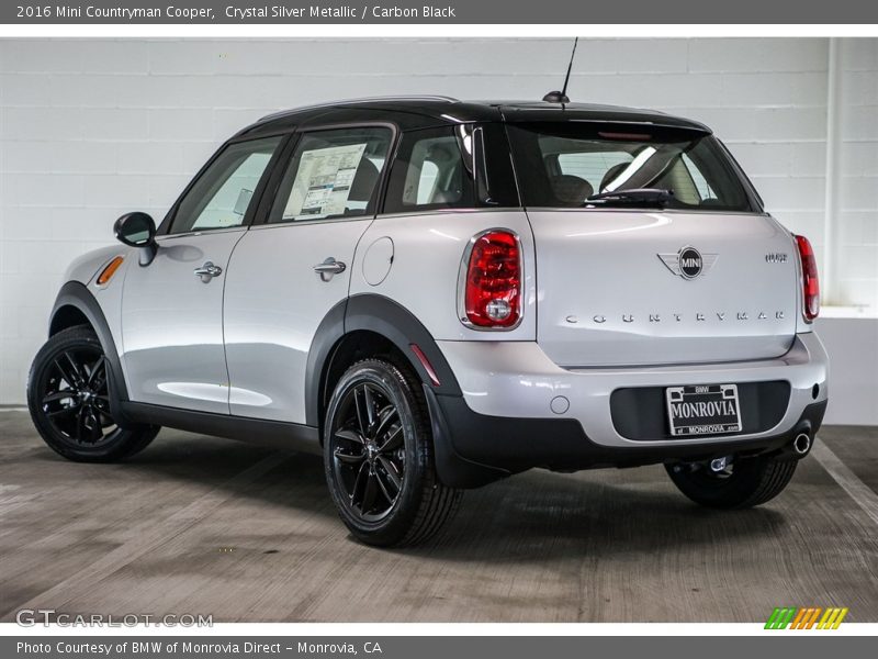 Crystal Silver Metallic / Carbon Black 2016 Mini Countryman Cooper