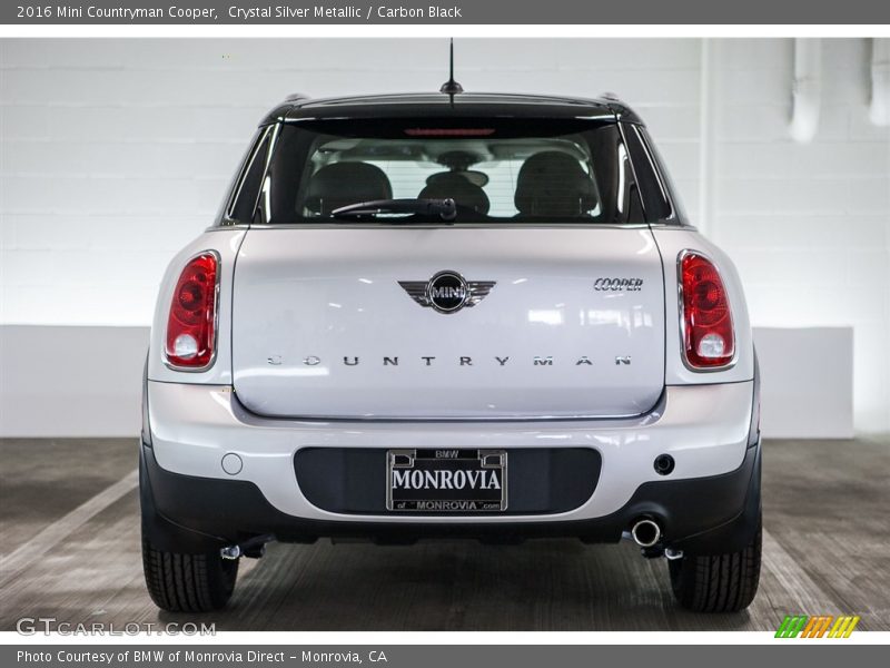 Crystal Silver Metallic / Carbon Black 2016 Mini Countryman Cooper