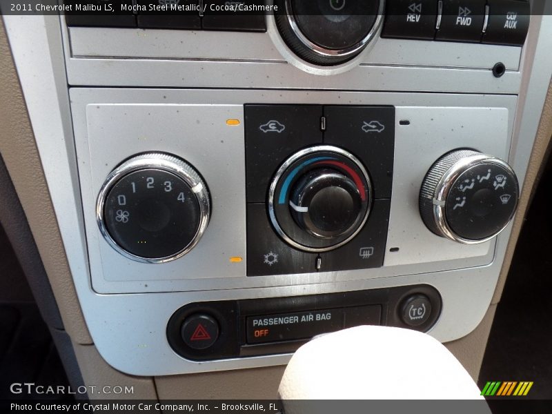 Mocha Steel Metallic / Cocoa/Cashmere 2011 Chevrolet Malibu LS