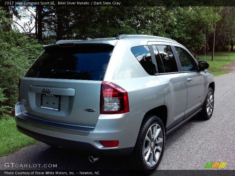 Billet Silver Metallic / Dark Slate Gray 2017 Jeep Compass Sport SE
