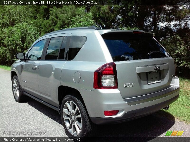Billet Silver Metallic / Dark Slate Gray 2017 Jeep Compass Sport SE