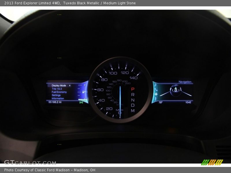 Tuxedo Black Metallic / Medium Light Stone 2013 Ford Explorer Limited 4WD