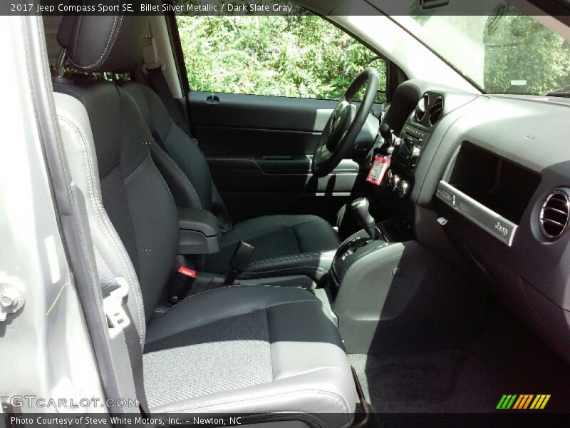 Billet Silver Metallic / Dark Slate Gray 2017 Jeep Compass Sport SE