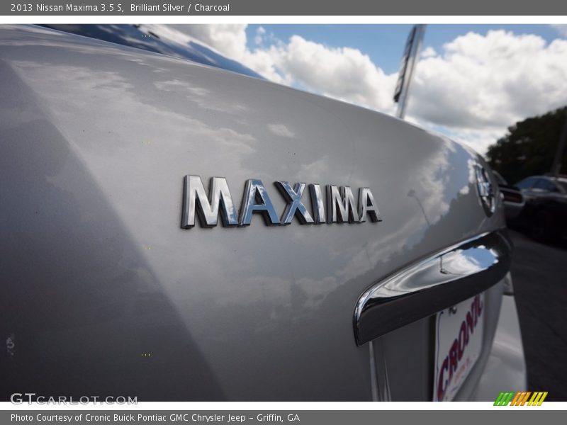 Brilliant Silver / Charcoal 2013 Nissan Maxima 3.5 S
