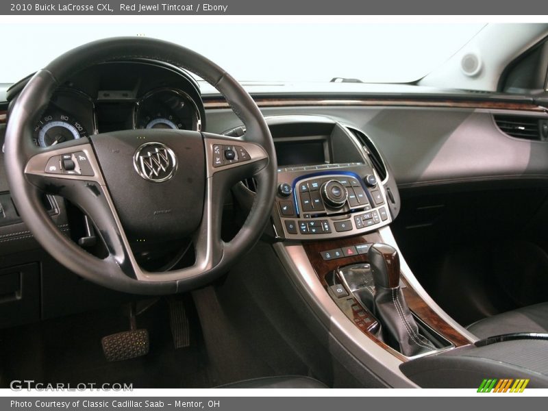 Red Jewel Tintcoat / Ebony 2010 Buick LaCrosse CXL
